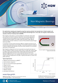 Non-Magnetic Bearings